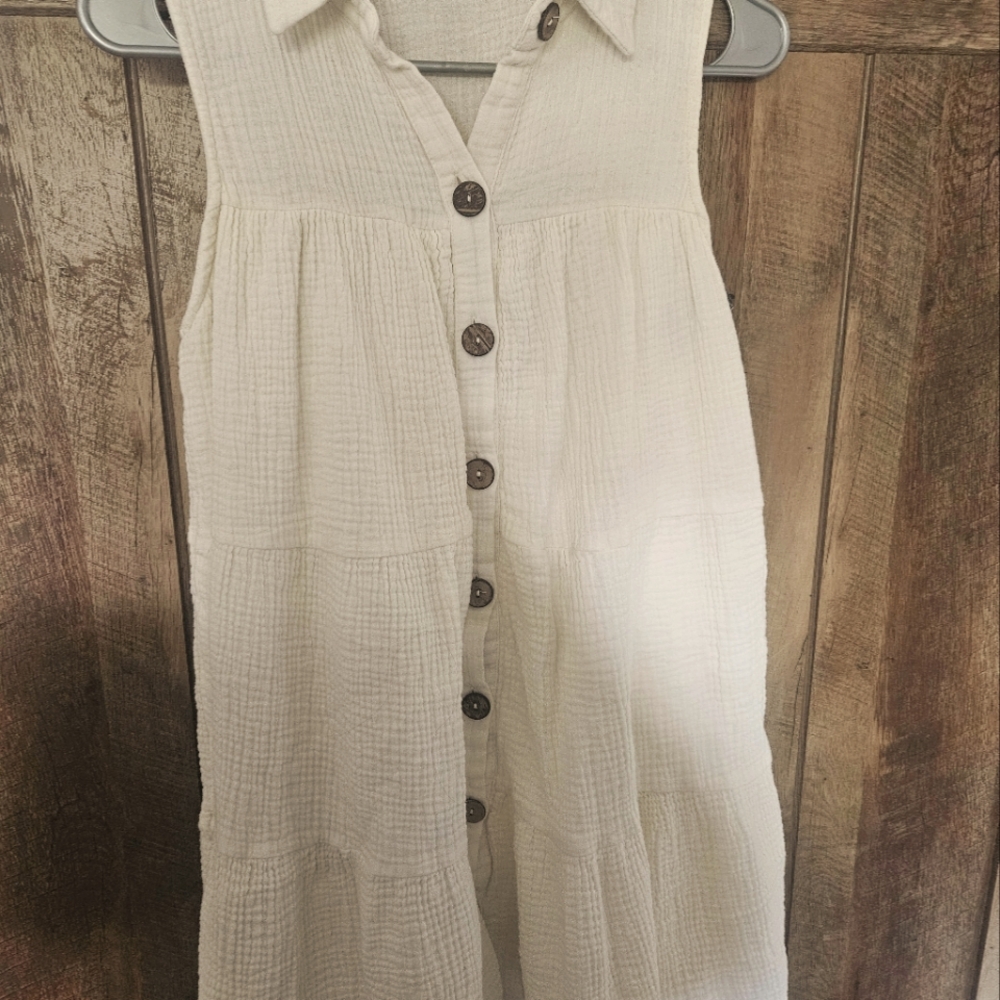 Promesa Dress - cream, size small mini dress.